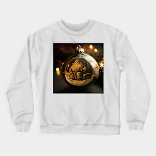 Christmas Ornament Classic Santa Crewneck Sweatshirt